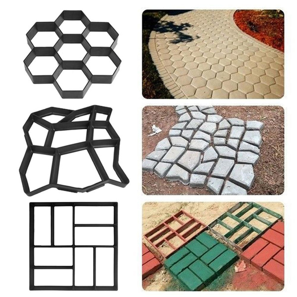 Square Patio Sidewalk Molds For Concrete Sidewalks PP Material