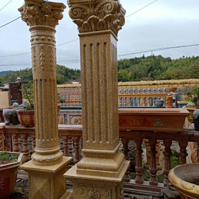 ABS Plastic Square Decorative Roman Concrete Columns Mold For House