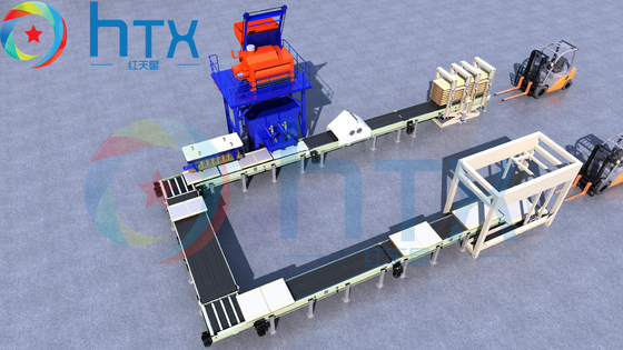 Automatic Casting Wet Doser Line Quartz Slab Artificial Stone Production Line