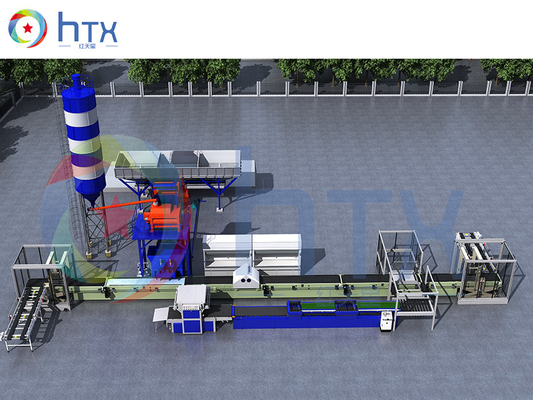 Interlock Paving Artificial Stone Production Line Cement Casting