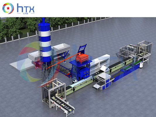 Fully Automatic Artificial Concrete Flagstone Making Machine