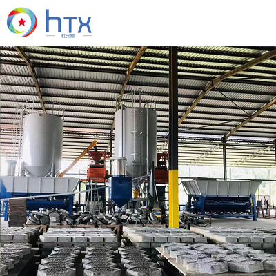 Fully Automatic Concrete Artificial Stone Making Machine Culture Stone Production Line