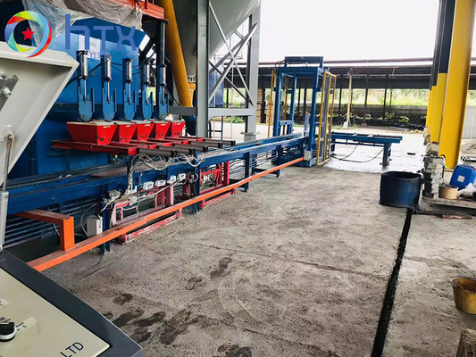Precast Concrete Retaining Block Casting Machine Plastic Paver Production Line