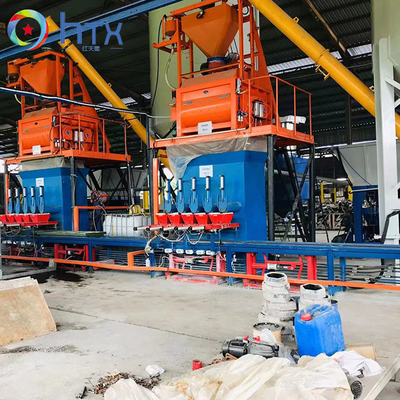 Labor Saving Automatic Wall Panel Concrete Dosing System Floor Tile Making Machine