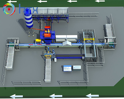 PLC Control System Wet Cast Machinery Floor Tile Making Machine 220V