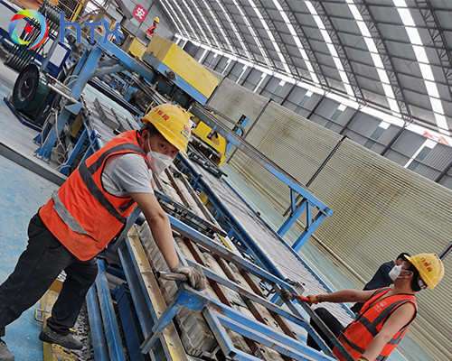 PLC Controlled Wet Cast Machinery Veneer Artificial Stone Making Manufacture Line