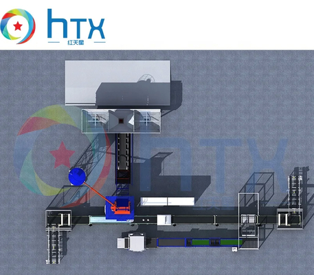 PLC Automatic Floor Tile Making Machine Artificial Stone Production Line