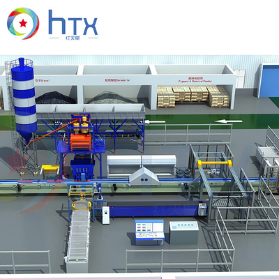 7000*1000*1800mm Wet Cast Machinery With PLC Control System