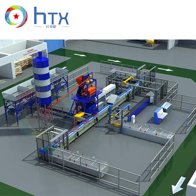 High Power Automatic Wet Cast Machinery Culture Stone Production Line