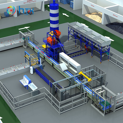 Fully Automatic Fence Panel Production Line Artificial Stone Making Machine