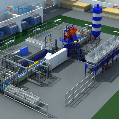 Fully Automatic Concrete Wall Panels Making Machine Veneer Stone Production Line