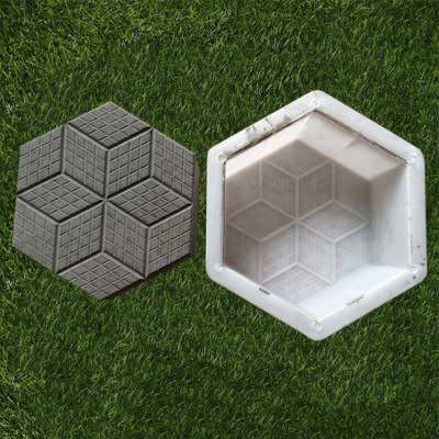 Interlocking Precast Concrete Plastic Paver Mould For Road Printing