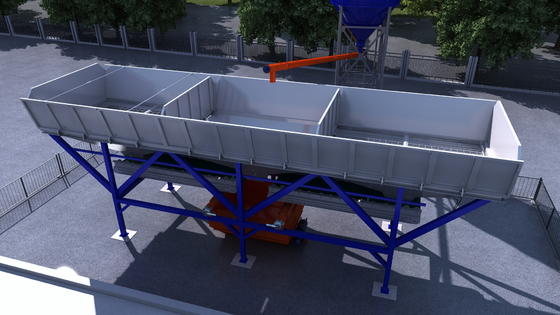 Automatic Concrete Dosing Machine 12.7KW Artificial Stone Production Line