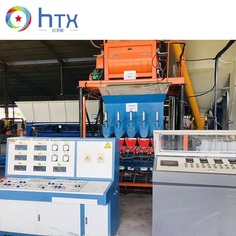 Wet Cast Equipmen Floor Tile Production Line Artificial Stone Making Machine