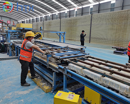 Interior And Exterior Wall Panel Production Line With Multi Function Wet Casting Doser Machine