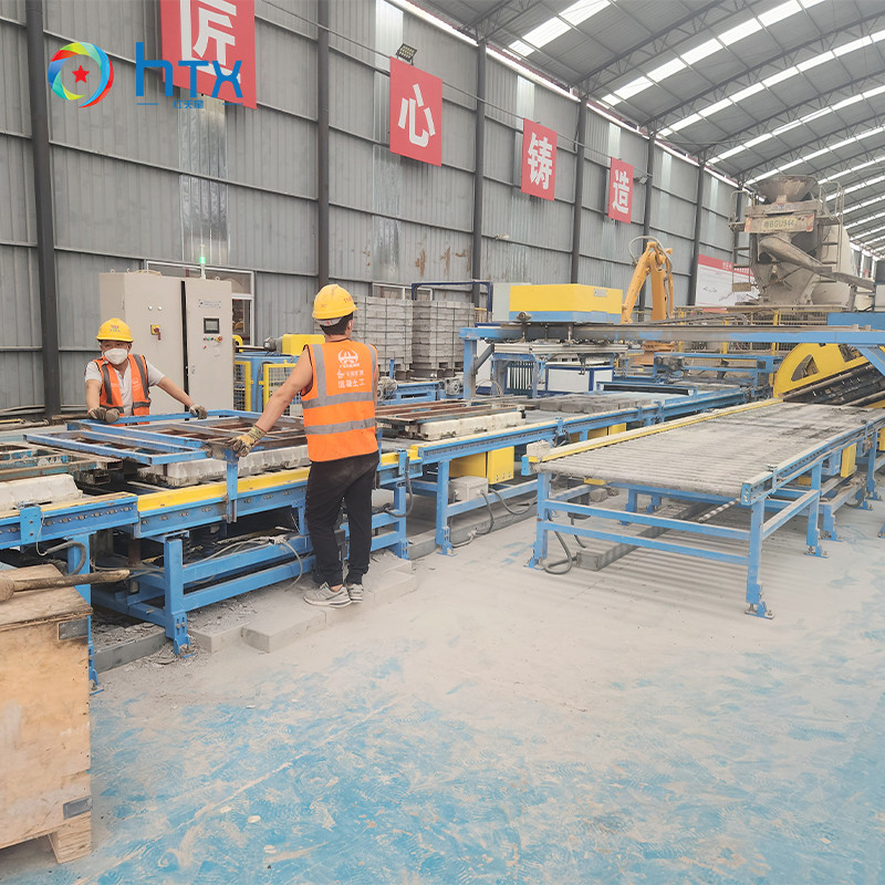 PLC Controlled Full Auto Production Line For Culture Stone Fence Panel Making Machine